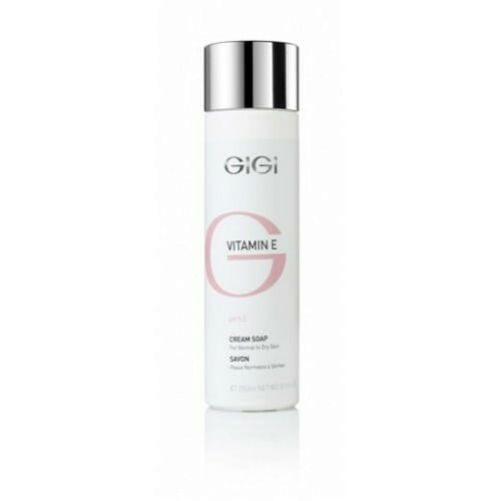 GIGI Vitamin E Cream Soap, GIGI kreemseep, E-vitamiiniga seep, niisutav kreemseep, õrn puhastusseep näole, kreemseep kuiva naha jaoks, seep normaalsele nahale, toitev näoseep, professionaalne GIGI seep, hooldav kreemseep, igapäevane nahahooldusseep