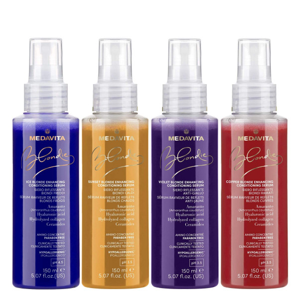 A conditioning, brightening spray ideal for cool blonde hair.