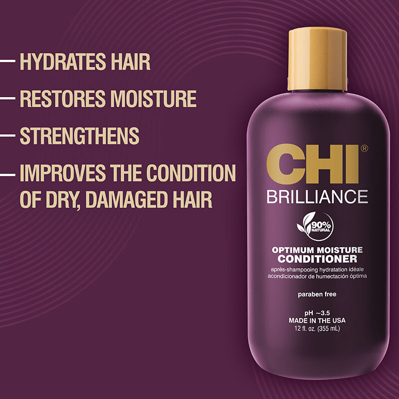 NIISUTAV PALSAM: CHI Brilliance Optimum Moisture Conditioner on loodud niiskusrikka oliiviõli 
