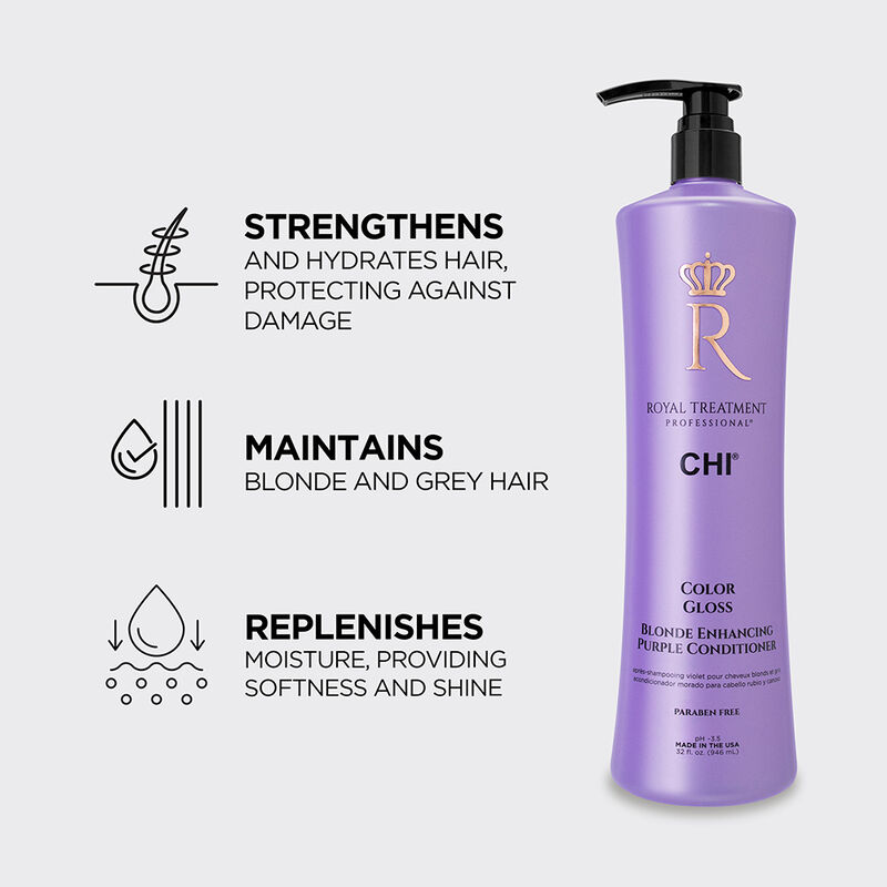 Royal Treatment Color Gloss Blonde Enhancing Purple Conditioner 