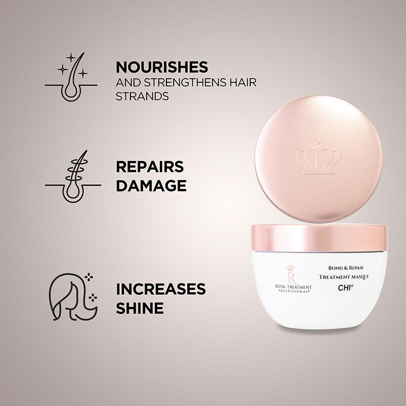 This hair treatment uses natural bonders to help strengthen hair