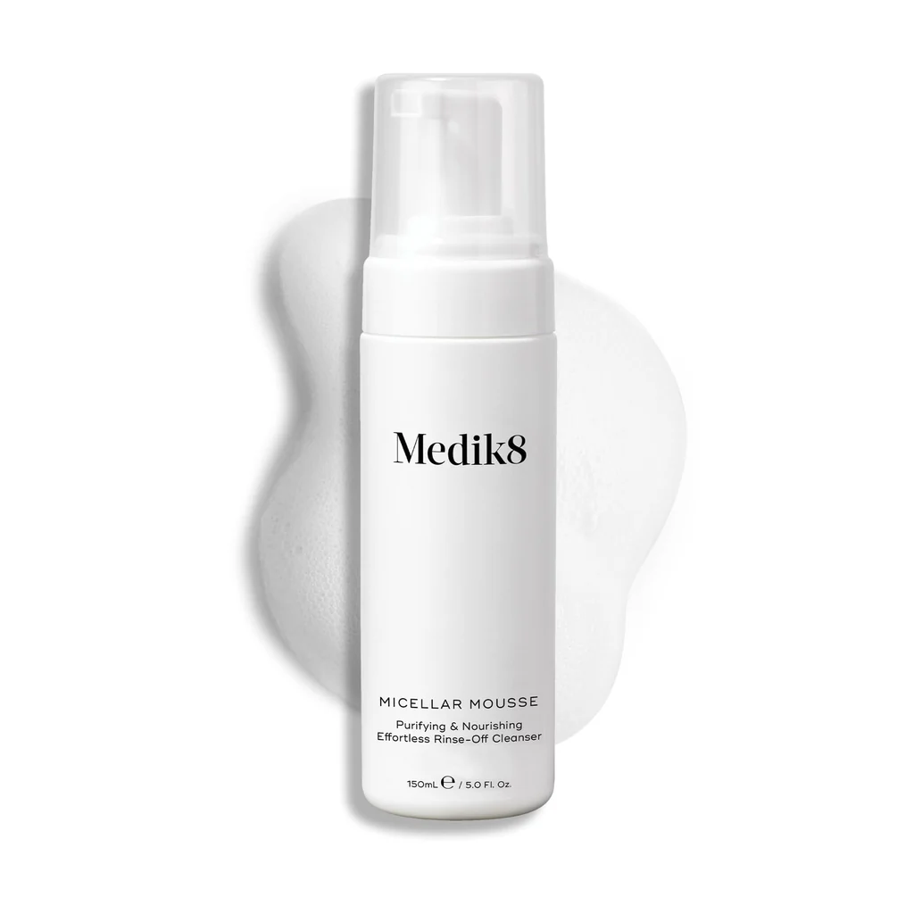 micellar cleansing mousse, face cleansing foam, gentle facial cleanser, micellar face wash, foaming cleanser