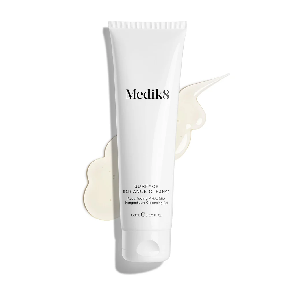 exfoliating facial cleanser, surface radiance cleanse, acid face wash, brightening cleanser, glow facial cleanser