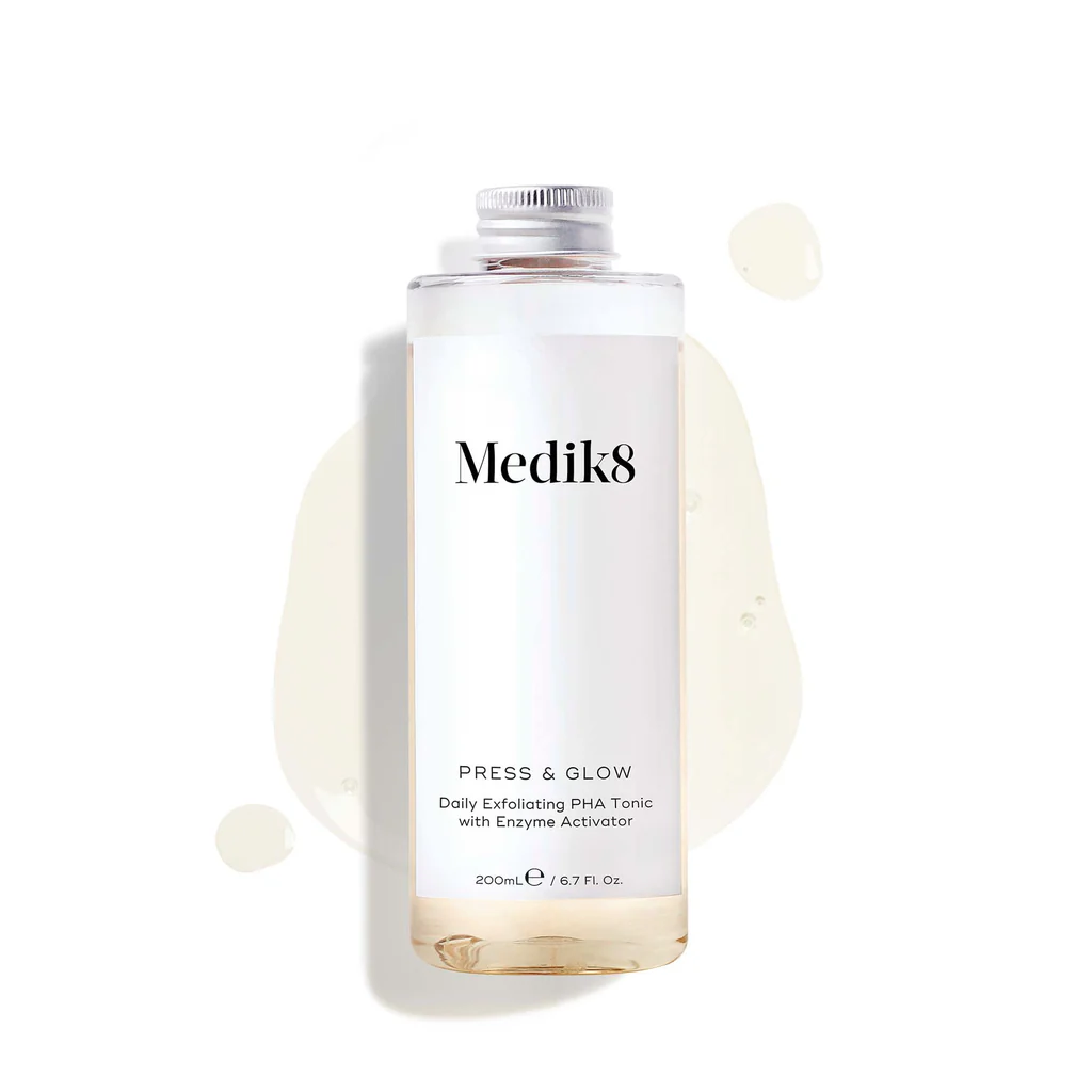 press and glow refill, exfoliating toner refill, acid toner refill, glow toner refill, refill facial toner