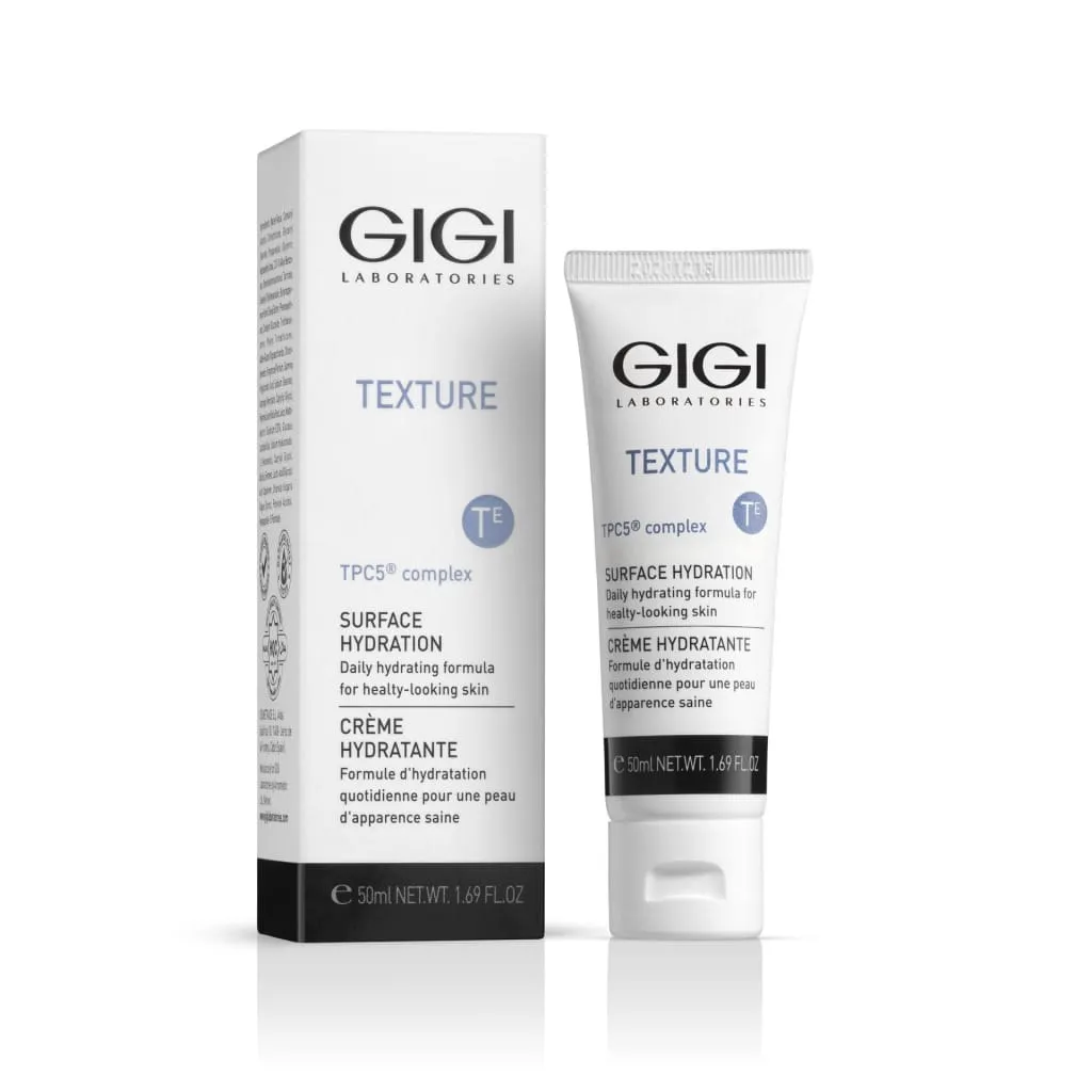 GIGI Texture Surface Hydration Cream, GIGI moisturizing cream, daily moisturizing cream, cream for dry skin, cream for normal skin, intensive hydration cream, professional GIGI cream, deep moisturizing face cream, nourishing moisturizing cream, anti-aging moisturizing cream, face cream for all skin types
