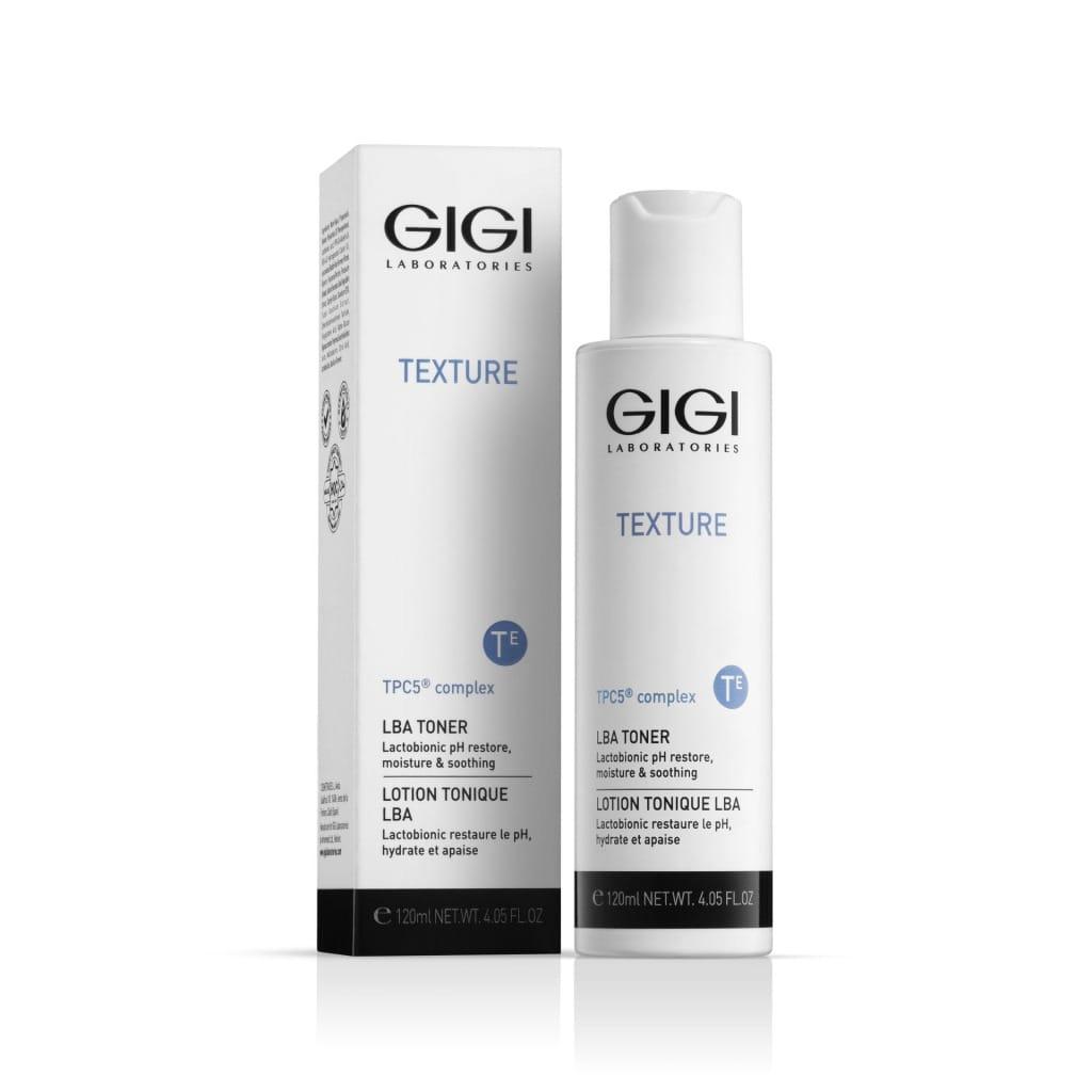 GIGI Texture LBA Toner, тоник GIGI, увлажняющий тоник для лица, тоник для всех типов кожи, освежающий тоник, балансирующий тоник для лица, профессиональный тоник GIGI, тоник после умывания, уход за кожей GIGI, тоник с увлажнением и восстановлением, косметический тоник для лица, LBA тоник GIGI, очищение и тонизирование кожи