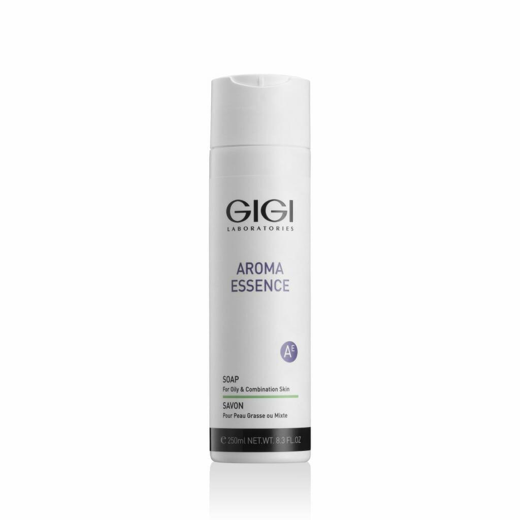 GIGI Aroma Essence Liquid Soap, liquid soap for oily skin, liquid soap for combination skin, face wash for problem skin, anti-shine liquid soap, GIGI cleansing soap, facial wash with plant extracts, deep pore cleansing, professional liquid soap for face, skincare for oily and combination skin