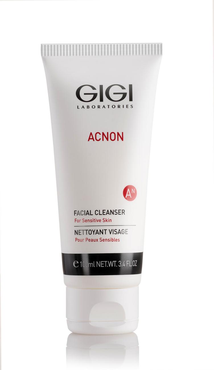 GIGI ACNON Facial Cleanser, очищающее средство ACNON, умывалка для чувствительной кожи, мягкий гель для умывания, очищающий крем для проблемной кожи, средство от акне для умывания, профессиональное средство GIGI ACNON, деликатное очищение лица, умывание для чувствительной кожи, очищающий гель против прыщей, уход для проблемной кожи