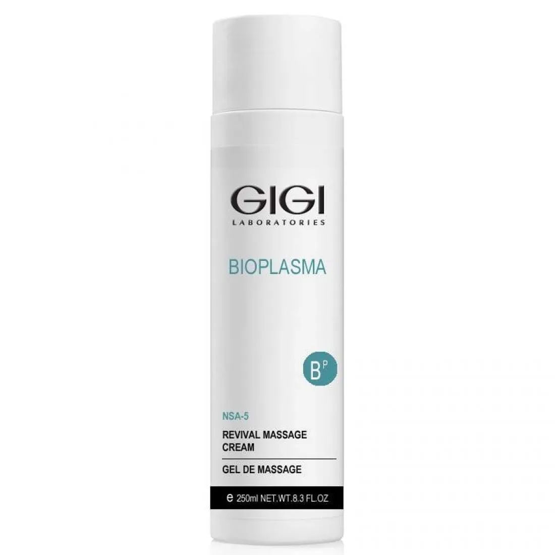 GIGI Bioplasma Revival Massage Cream, GIGI massage cream, facial massage cream, massage cream for face and neck, moisturizing massage cream, nourishing massage cream, professional GIGI skincare, skin repair cream, salon massage cream, relaxing massage cream