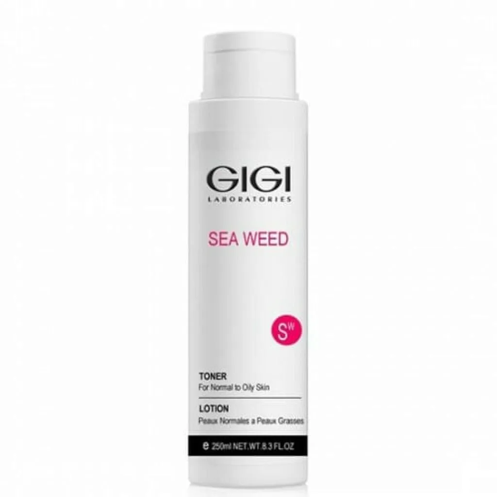 GIGI Sea Weed Toner, toner with seaweed, toner for normal to oily skin, refreshing toner GIGI, mattifying facial toner, professional toner for problem skin, skincare for oily skin, cleansing toner with minerals and seaweed, daily face toner, pore cleansing lotion 