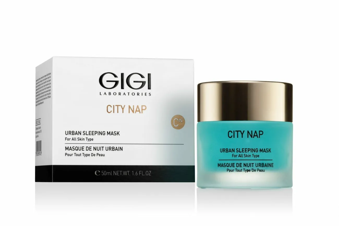GIGI City NAP Urban Sleeping Mask, GIGI öine magamismask, öömask näole 50 ml, naha taastav öömask, vananemisvastane öömask, niisutav öine mask, professionaalne GIGI kosmeetika, naha sära andev mask, intensiivselt niisutav öömask, linna nahahooldus ööseks