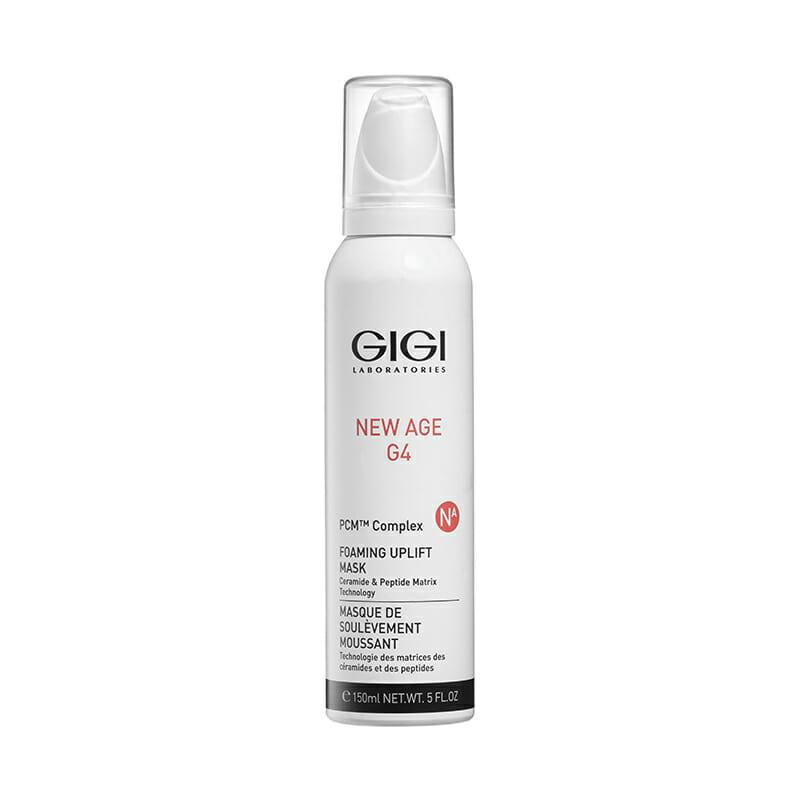 GIGI New Age G4 Foaming Uplift Mask, пенообразная маска для лица, антивозрастная маска GIGI, омолаживающая маска для упругости кожи, кислородная маска для лица, очищающая пенная маска, профессиональная косметика GIGI, маска для сияния кожи, уход за лицом 150 мл, маска для упругости и лифтинга