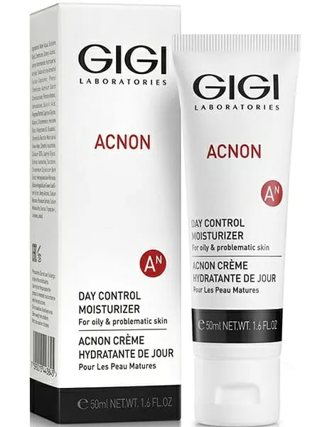 GIGI ACNON Day Control Moisturizer, ACNON day cream, anti-acne moisturizing cream, cream for problem skin, mattifying face cream GIGI, anti-inflammatory cream for oily skin, pimple control cream, GIGI skincare for problem skin, day cream with sebum control, professional ACNON cream, breakout control cream