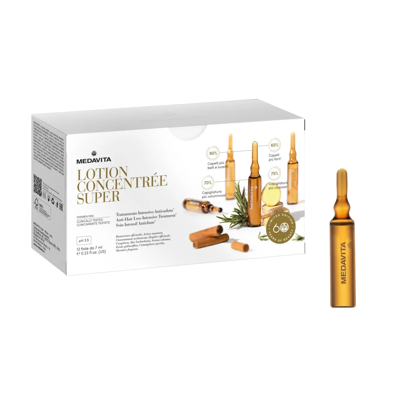 Lotion Concentrée - Home Anti-Hair Loss intensive Treatment Super 12flx7ml