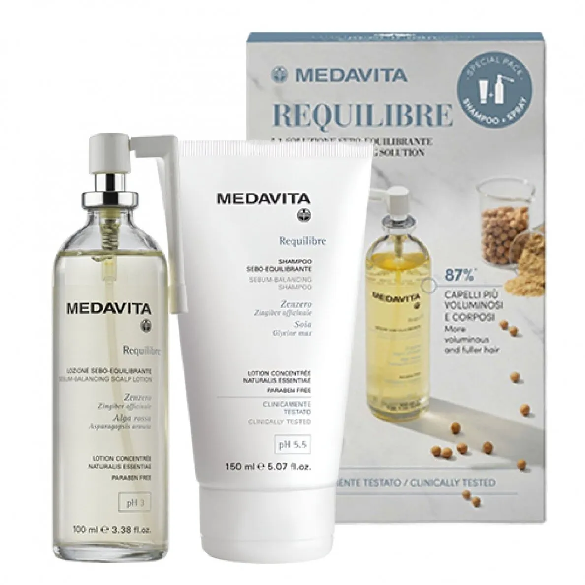 Requilibre Sebum-Balancing Shampoo 150ml+Spray 100ml