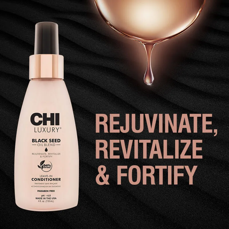 REPLENISHES HAIR MOISTURE: CHI Luxury Black Seed Oil Blend Leave-In Conditioner 