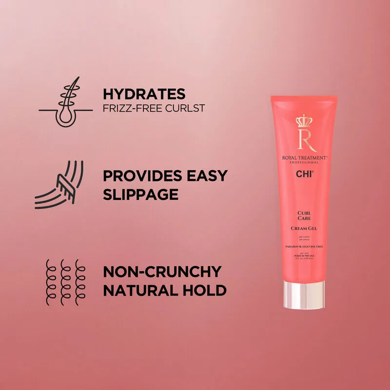 Create effortless frizz-free curls and waves with an ultra-hydrating formula