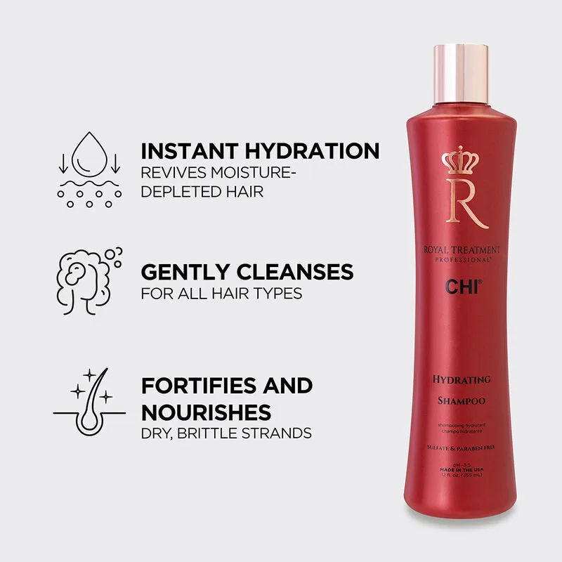 For all hair types, this shampoo gently cleanses and adds instant hydration to revive dry