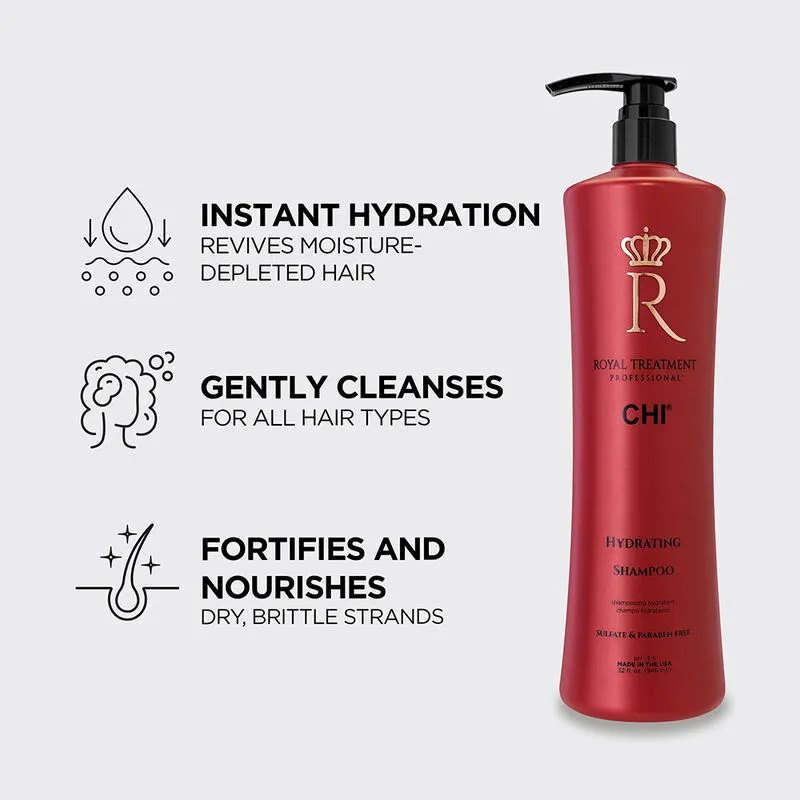 For all hair types, this shampoo gently cleanses and adds instant hydration to revive dry