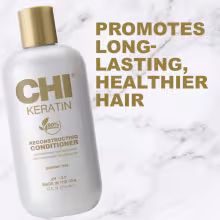 CHI Keratin Reconstructing Conditioner интенсивно восстанавливает уровень увлажнения волос 
