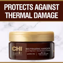 REJUVENATING HAIR MASQUE: The CHI Argan Oil Masque deeply nourishes and repairs hair
