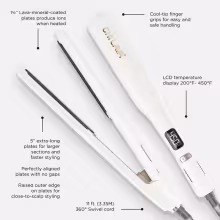 5” extra-long plates for larger sections and faster styling