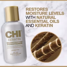 CHI Keratin Reconstructing Conditioner интенсивно восстанавливает уровень увлажнения волос