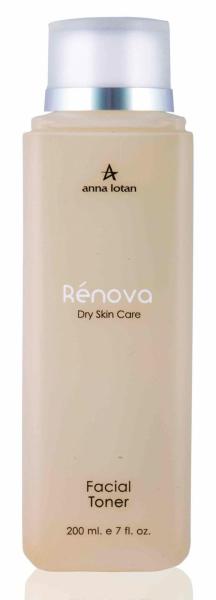 Anna Lotan Rénova Facial Toner for Normal/Dry Skin 200 ml, moisturizing toner, anti-aging facial toner, refreshing face toner Anna Lotan, gentle toner for dry and sensitive skin, Israeli professional skincare, toner for mature skin, hydrating and soothing toner, skin restoring toner, daily facial care