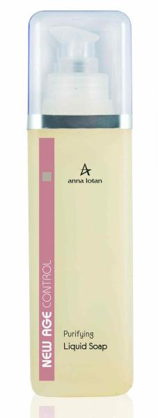 Anna Lotan New Age Control vedelseep 200 ml, õrn vedelseep näole, AHA vedelseep, vananemisvastane vedelseep Anna Lotan, naha uuendav puhastusvahend, professionaalne Iisraeli kosmeetika, vedelseep küpsele nahale, igapäevane õrn puhastus, särav ja värskendav seep