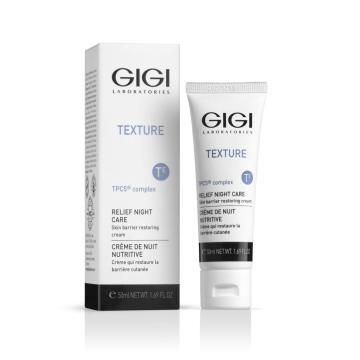 GIGI Texture Relief Night Care Cream, ночной крем GIGI, восстанавливающий ночной крем, увлажняющий ночной крем, крем для чувствительной кожи ночью, крем от покраснений GIGI, крем для восстановления кожи ночью, ночной уход GIGI, антивозрастной ночной крем, питательный ночной крем, профессиональный крем для лица GIGI