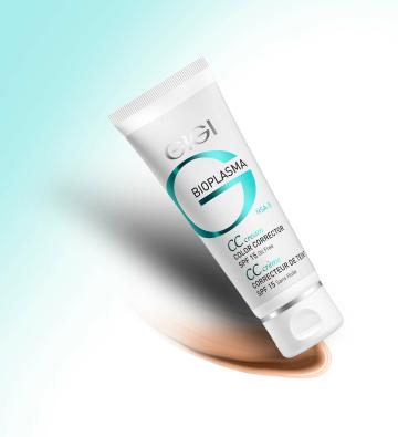 GIGI Bioplasma CC Kreem, CC kreem SPF 15, nahatooni korrigeeriv kreem, niisutav CC kreem GIGI, professionaalne nahatooni ühtlustaja