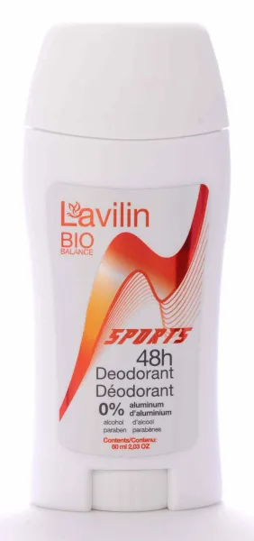 Hlavin Lavilin Sport Stick Deodorant 60 ml, sports deodorant stick, long-lasting deodorant 48h, aluminum free deodorant, alcohol free deodorant, paraben free deodorant, natural sports deodorant, men’s deodorant stick, Hlavin Israeli cosmetics, deodorant for athletes  🇪🇪 Eesti: