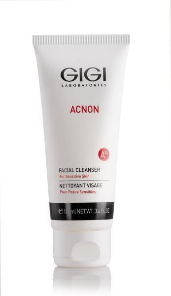 GIGI ACNON Facial Cleanser, очищающее средство ACNON, умывалка для чувствительной кожи, мягкий гель для умывания, очищающий крем для проблемной кожи, средство от акне для умывания, профессиональное средство GIGI ACNON, деликатное очищение лица, умывание для чувствительной кожи, очищающий гель против прыщей, уход для проблемной кожи