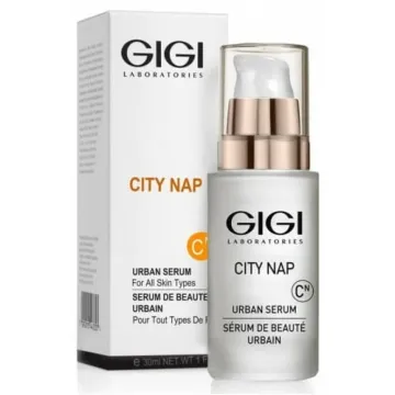 GIGI City NAP Serum, сыворотка для лица GIGI, антивозрастная сыворотка, увлажняющая сыворотка для лица, сыворотка для сияния кожи, сыворотка против морщин, профессиональная косметика GIGI, сыворотка для упругости кожи, уход за кожей в условиях города, сыворотка 30 мл