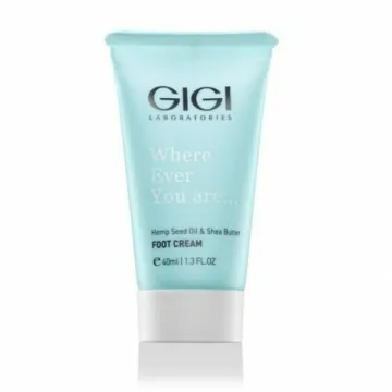 GIGI Foot Cream, GIGI foot cream, moisturizing foot cream, nourishing foot balm, foot care cream, heel repair cream, foot moisturizer 40 ml, professional GIGI foot care, cream for dry and rough feet, daily foot cream