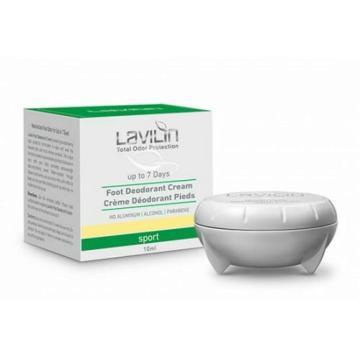 Hlavin Lavilin TOP крем-дезодорант для ног Sport 10 мл, спортивный дезодорант для ног, крем от запаха ног, дезодорант для ног без алюминия, натуральный дезодорант для стоп, гипоаллергенный крем-дезодорант, дезодорант для активных людей, защита от пота и запаха, израильская косметика Hlavin, дезодорант без спирта и парабенов