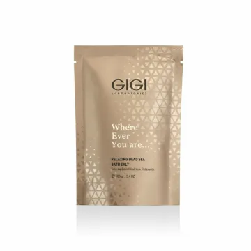 GIGI Relaxing Dead Sea Bath Salt, GIGI bath salt, Dead Sea bath salt, relaxing bath salt, mineral bath salt for skin care, professional GIGI cosmetics, bath salt for relaxation and stress relief, natural Dead Sea salt, skin nourishing bath salt, spa bath salt