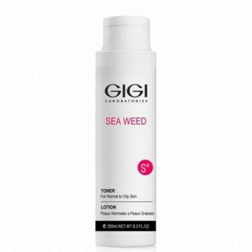 GIGI Sea Weed Toner, тоник с морскими водорослями, тоник для нормальной и жирной кожи, освежающий тоник GIGI, матирующий тоник для лица, профессиональный тоник для проблемной кожи, уход за жирной кожей, очищающий тоник с минералами и водорослями, тоник для ежедневного ухода, средство для очищения пор