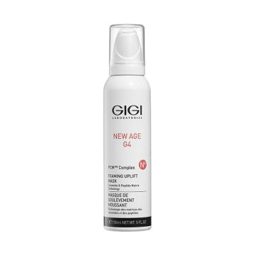 GIGI New Age G4 Foaming Uplift Mask, пенообразная маска для лица, антивозрастная маска GIGI, омолаживающая маска для упругости кожи, кислородная маска для лица, очищающая пенная маска, профессиональная косметика GIGI, маска для сияния кожи, уход за лицом 150 мл, маска для упругости и лифтинга