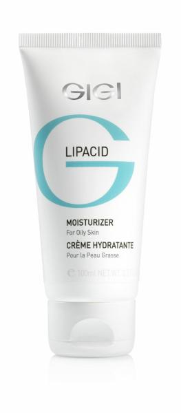 GIGI Lipacid Moisturizer for Oily Skin, GIGI face moisturizer 100 ml, mattifying face cream, moisturizer for oily and problem skin, GIGI professional skincare, oil-control moisturizer, daily face care, anti-acne face cream, hydrating cream for oily skin, facial cream for combination skin