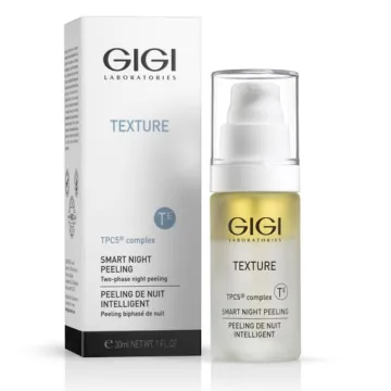 GIGI Texture Smart Night Peeling, GIGI night peeling, smart peeling for face, rejuvenating night peeling, gentle night peeling, professional peeling GIGI, peeling for all skin types, skin renewal peeling, wrinkle reduction peeling, night skin renewal, cosmetic facial peeling