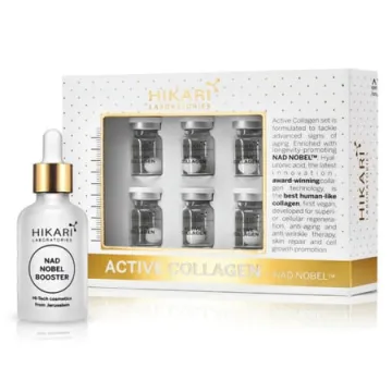 HIKARI Active Collagen + NAD Nobel, HIKARI collagen treatment, buy HIKARI Active Collagen, HIKARI skin rejuvenation set, collagen for radiant skin