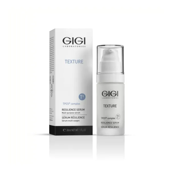 GIGI Texture Resilience Serum, GIGI serum, firming face serum, anti-aging serum, skin elasticity serum, skin resilience serum, professional serum GIGI, rejuvenating serum, nourishing face serum, glowing skin serum, wrinkle reduction serum