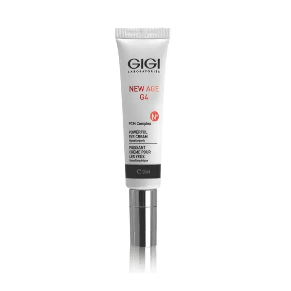 GIGI New Age G4 Powerful Eye Cream, GIGI eye cream 20 ml, anti-aging eye cream, wrinkle repair eye cream, firming eye cream, lifting cream for eyes, moisturizing eye cream, professional GIGI skincare, eye cream for dark circles, rejuvenating eye treatment