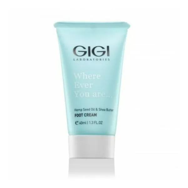 GIGI Foot Cream, GIGI foot cream, moisturizing foot cream, nourishing foot balm, foot care cream, heel repair cream, foot moisturizer 40 ml, professional GIGI foot care, cream for dry and rough feet, daily foot cream