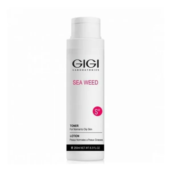 GIGI Sea Weed Toner, toner with seaweed, toner for normal to oily skin, refreshing toner GIGI, mattifying facial toner, professional toner for problem skin, skincare for oily skin, cleansing toner with minerals and seaweed, daily face toner, pore cleansing lotion 