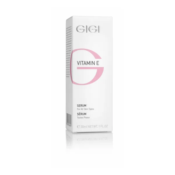 GIGI Vitamin E Serum, serum with vitamin E GIGI, anti-aging face serum, moisturizing serum GIGI, nourishing face serum, wrinkle reduction serum, skin radiance serum, professional serum GIGI, skin repair serum, serum for all skin types