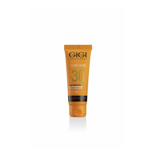 GIGI Sun Care Daily Protector SPF 30, sunscreen face cream SPF 30, cream for normal to oily skin, moisturizing cream with SPF 30, mattifying cream for oily skin, day cream with sun protection, GIGI anti-photoaging cream, professional GIGI cosmetics SPF 30, UVA/UVB protection cream, UV protective face cream, skincare for oily skin with SPF