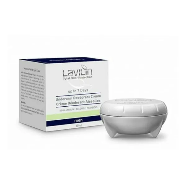 Hlavin Lavilin Deodorant for Men 10 ml, aluminum free men’s deodorant, alcohol free deodorant, paraben free deodorant, natural deodorant for men, safe skin deodorant, long-lasting deodorant, men’s body care Hlavin, professional Israeli cosmetics, gentle deodorant for sensitive skin