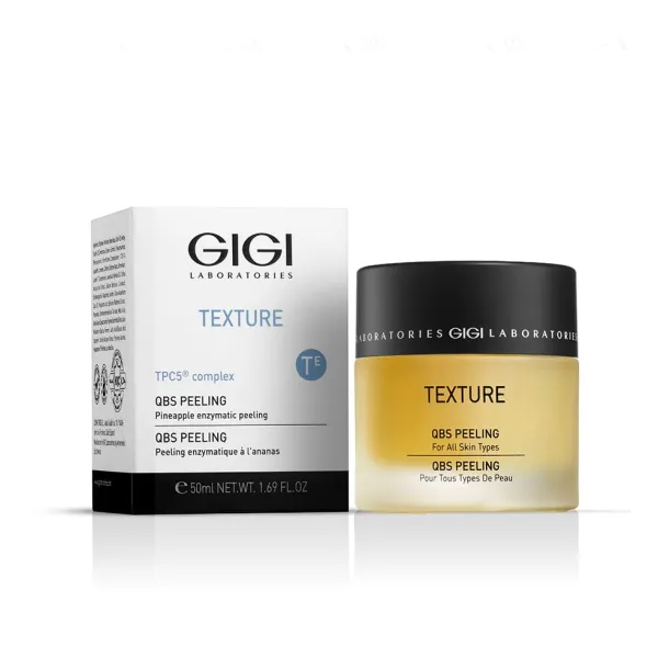 GIGI Texture QBS Peeling, GIGI peeling, professional face peeling, peeling for all skin types, rejuvenating peeling, skin renewing peeling, peeling for radiant skin, gentle facial peeling, cleansing peeling, peeling for dull skin, cosmetic peeling GIGI